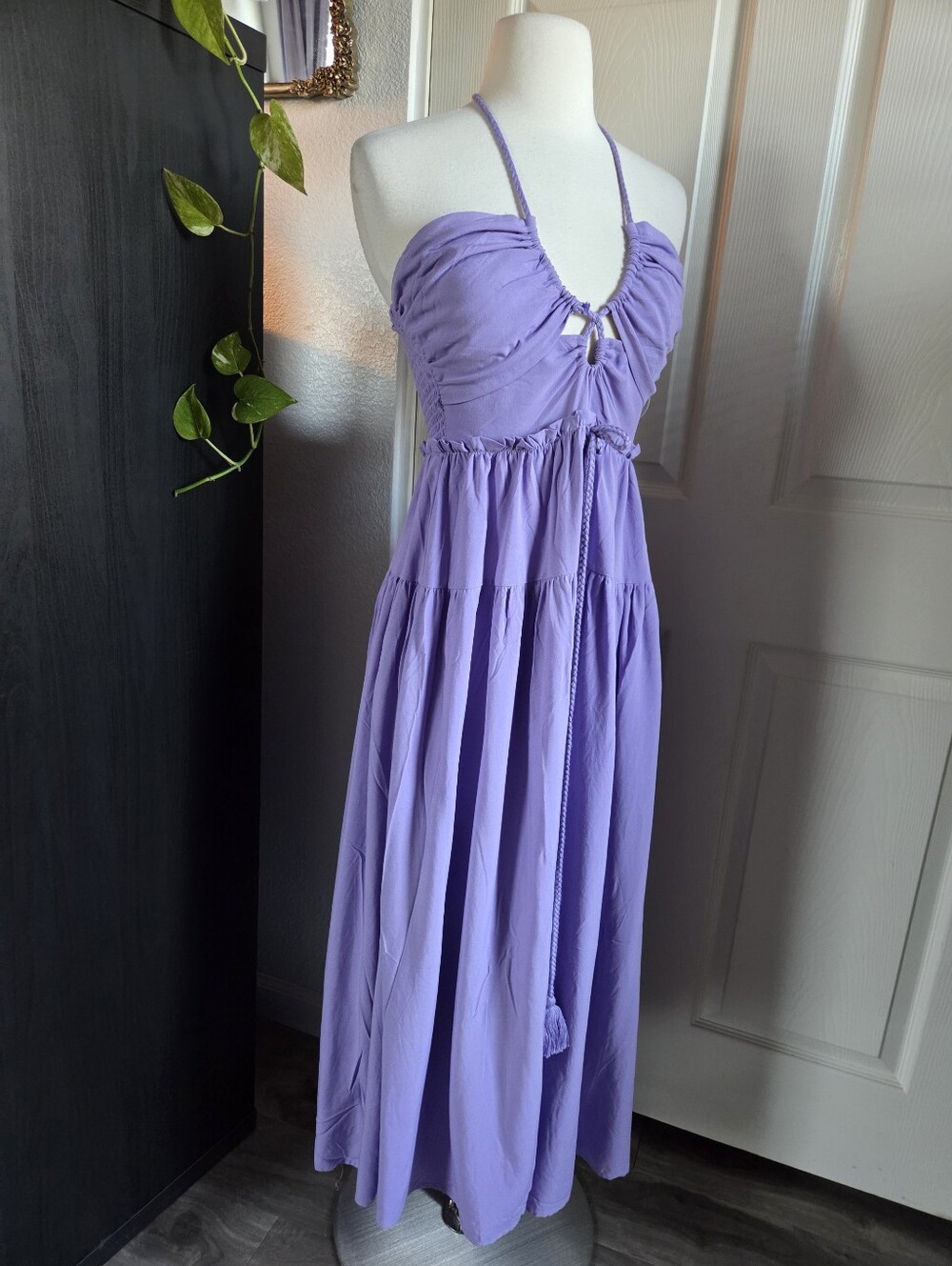 Purple Fairy Goddess Long Maxi Dress